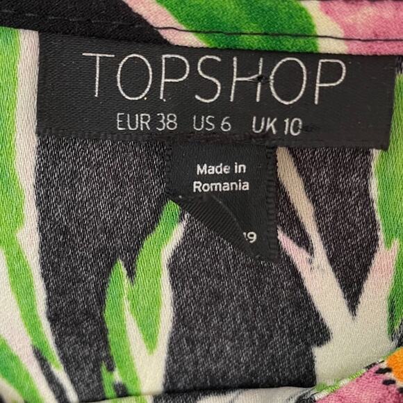 Topshop Floral Romper Sz 6 - Picture 4 of 4